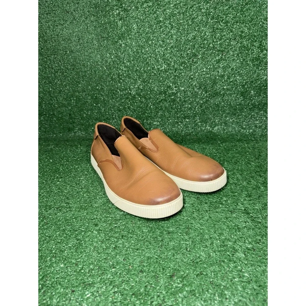 Cole Haan Nantucket 2.0 Mens Size 8.5 British Tan Slip On Shoes Sneakers C33796